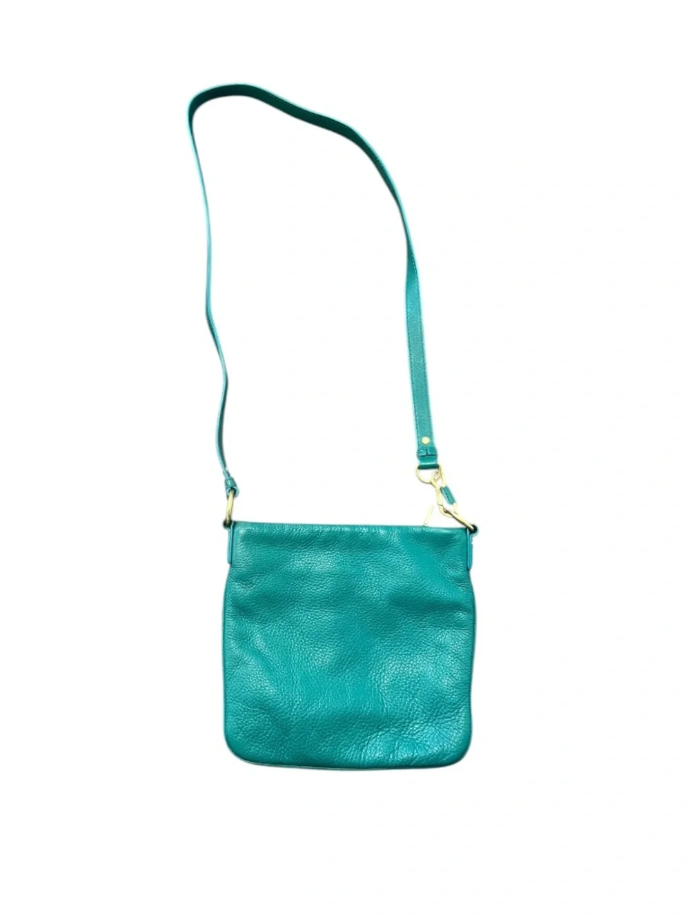 Marc by Marc Jacobs Teal Leather Crossbody Bag Y2K Vintage - Picture 4 of 12